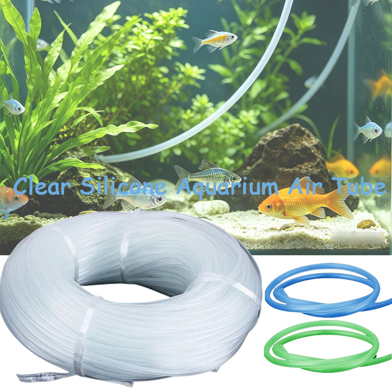 Aquarium Fish Youtube - Transparenter PVC-Aquarium-Luftschlauch 4*6mm Fischbecken-Sauerstoffpumpenschlauch 1M/3M/5M/10M/20M Flexibler