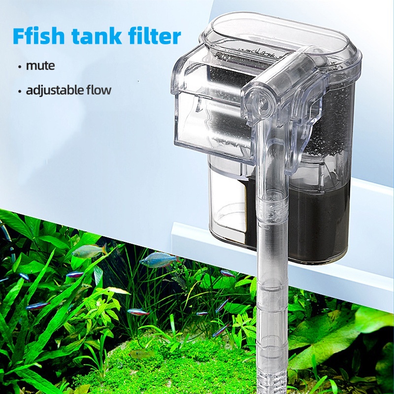 Aquarium Fish For Beginners - Mini-Hänge-USB-Filter für Aquarien 2,5W 250L/h Ideal