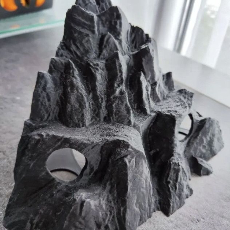 Aquarium Fish Parrot - Aquarium-Dekoration, Aquarium-Versteckhöhle und Ecktunnel – Aquascape-Ornamente