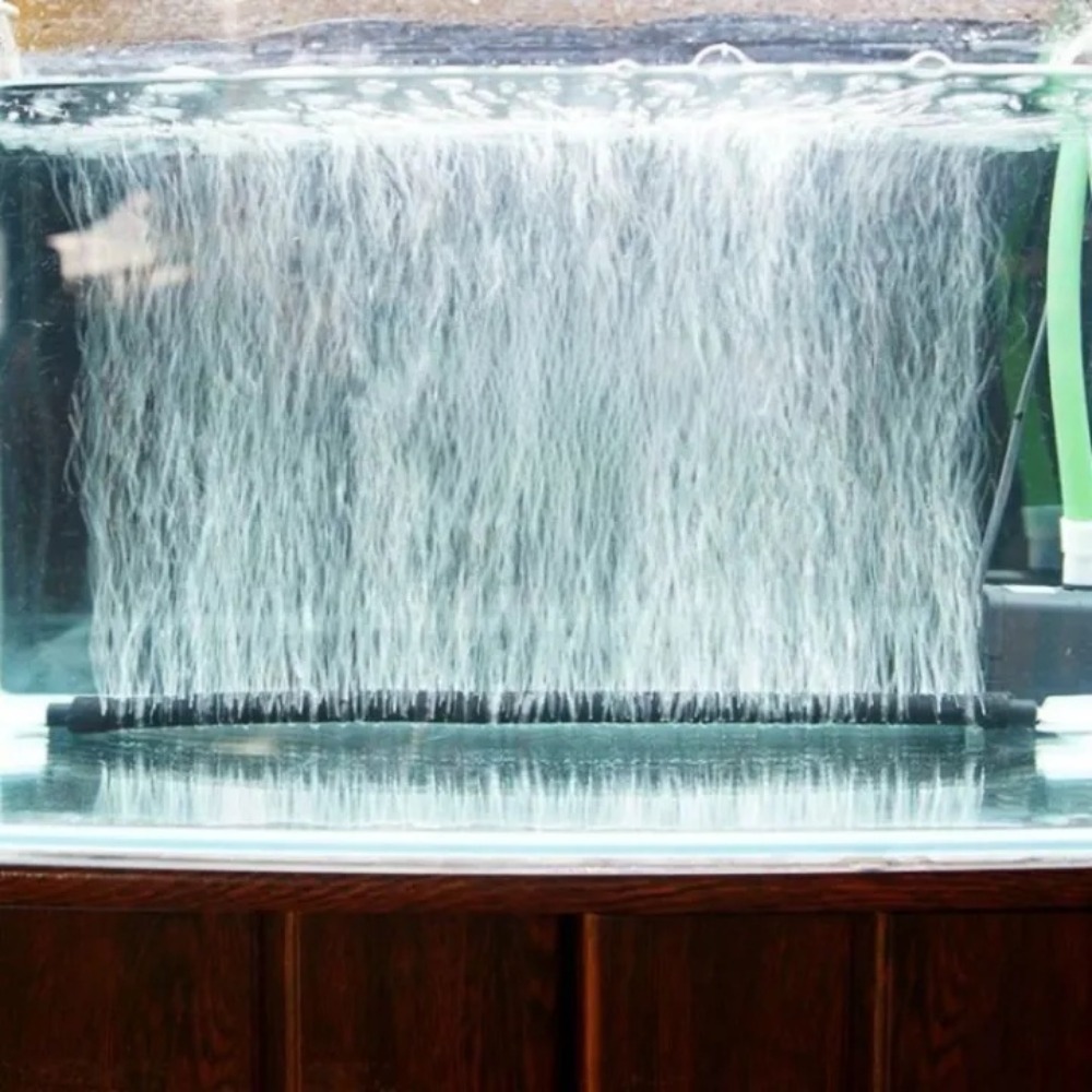 Aquarium Fish Youtube - Aquarium-Luftblasenleiste aus Gummi, biegbar, für Sauerstoffpumpe,