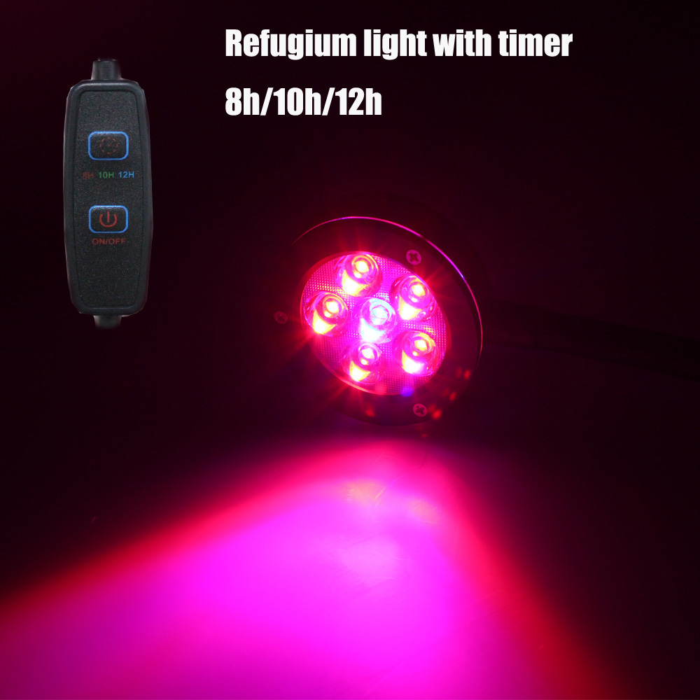 Refugium Light Nano - Clip-on 18 W Nano-Pflanzenwachstums-Aquariumlicht, Riff-Aquarium-Lichter für