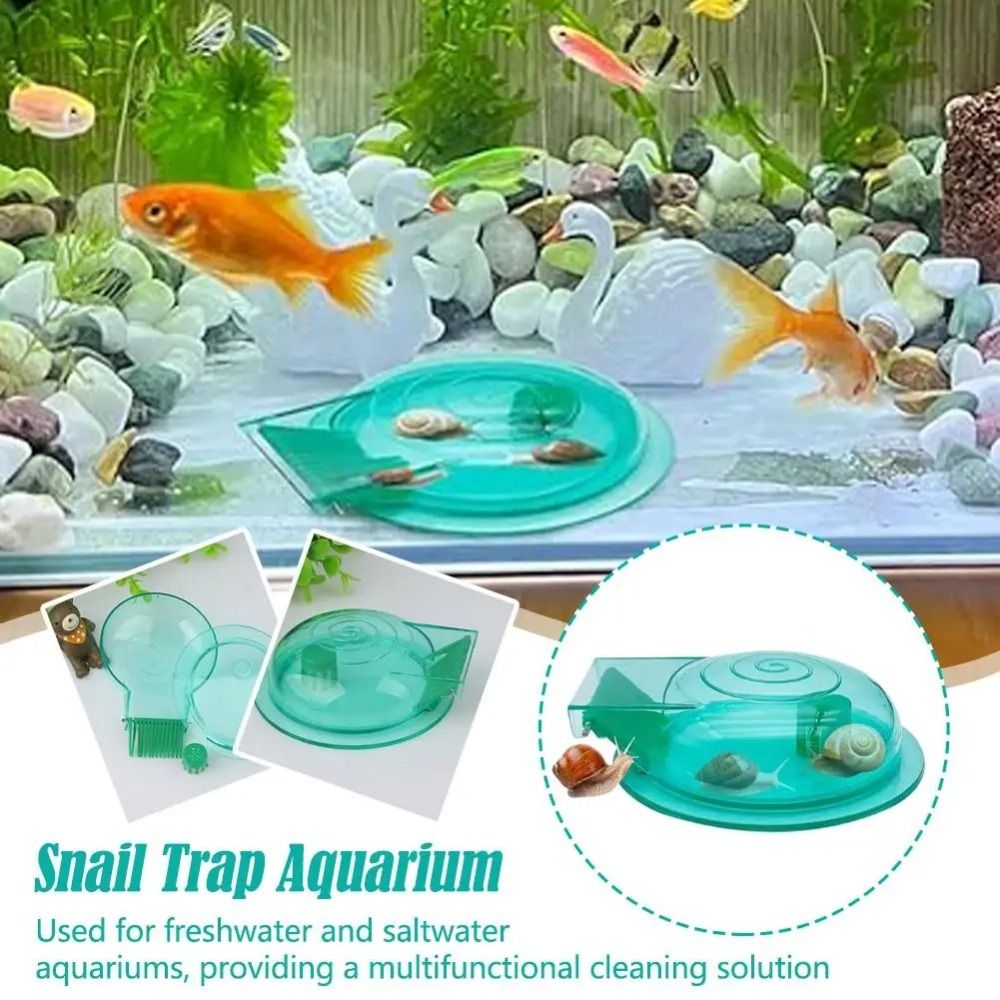 Aquarium Fish Trap - Süßwasser- und Salzwasser-Aquariumschneckenfalle Effektiver Mehrzweck-Schneckenfänger Langlebiger