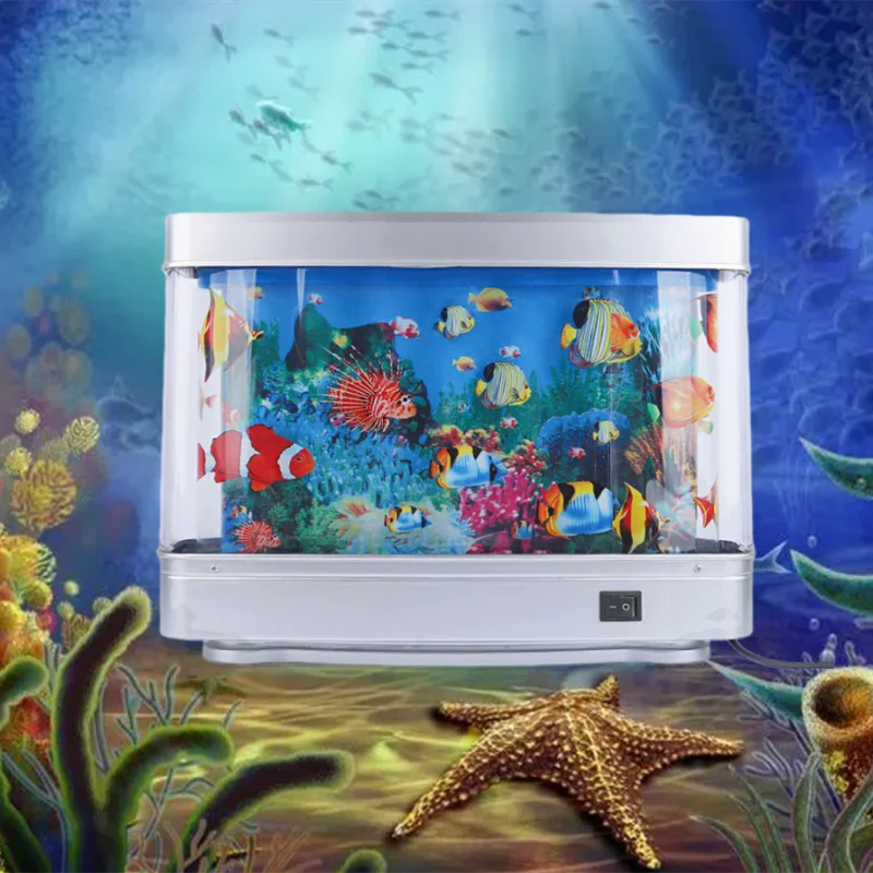 Aquarium Fish Dolphin - Dynamische virtuelle Ozean-LED-Aquariumlampe, Delphin, künstliche tropische