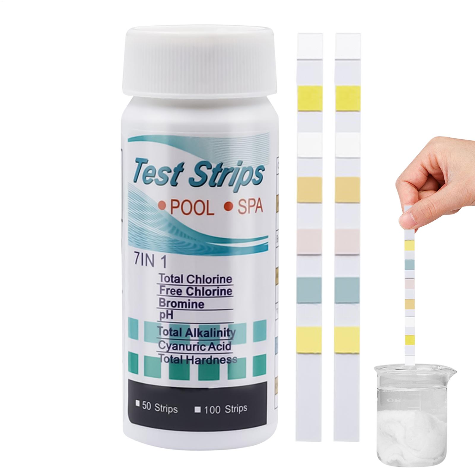 Aquarium Test Kit - Präzises Pool- und Aquarium-Testkit 100 Stück/Box