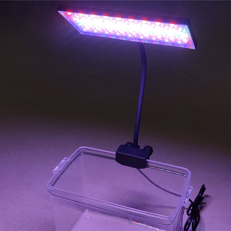 Aquarium Fish Lamp - 3-Lichtfarben verstellbare Aquariumlampe Pflanzenwachstumslicht Vollspektrum LED