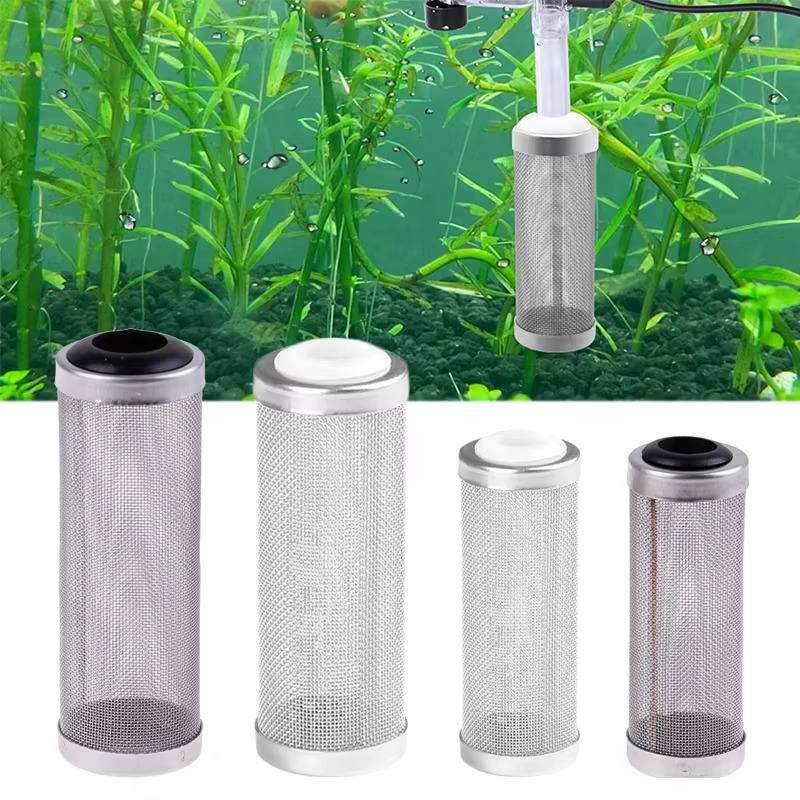 Aquarium Fish Trap - 12/16mm Aquarium Inflow Einlass Filter Edelstahl