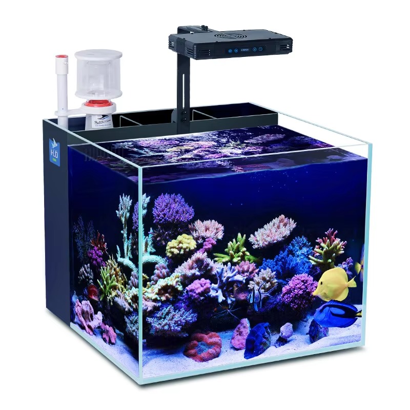 Protein Skimmer Reef - Proteinabschäumer mit LED-Beleuchtung All-in-One Mini-Riff-Aquarium für