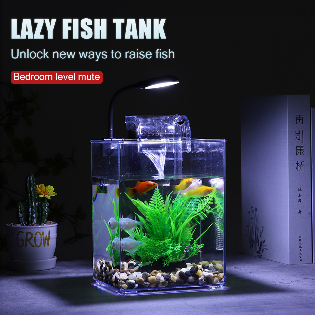 Aquarium Fish For Beginners - USB Desktop Aquarium Set-einfach zu installieren-stumm