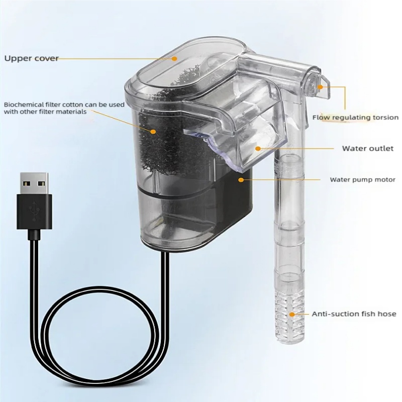 Mini-Hänge-USB-Filter für Aqua – Aquarium Fish For Beginners Bewertung und Preis