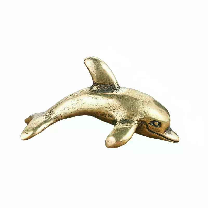 Messing-Delfinfigur, Vintage,  – Aquarium Fish Dolphin Bewertung und Preis