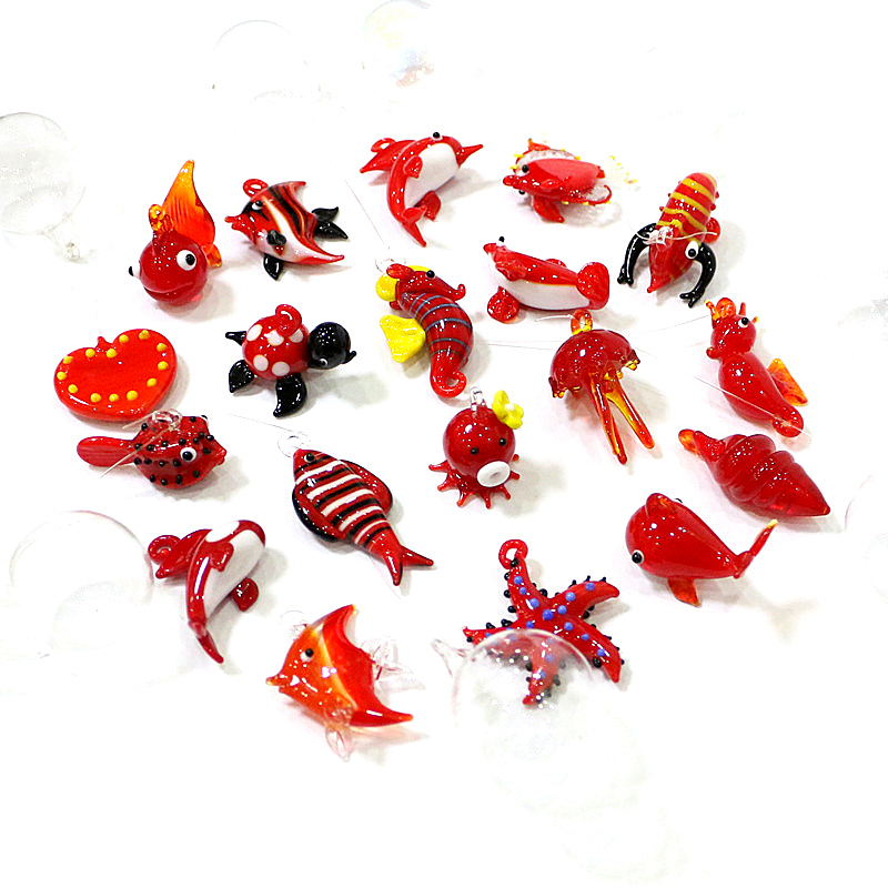 Schwimmendes Glas meeres tier  – Aquarium Fish Dolphin Bewertung und Preis