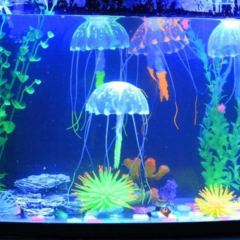 1/2 Stück Silikon-Fisch-Simula – Aquarium Fish Discus Bewertung und Preis