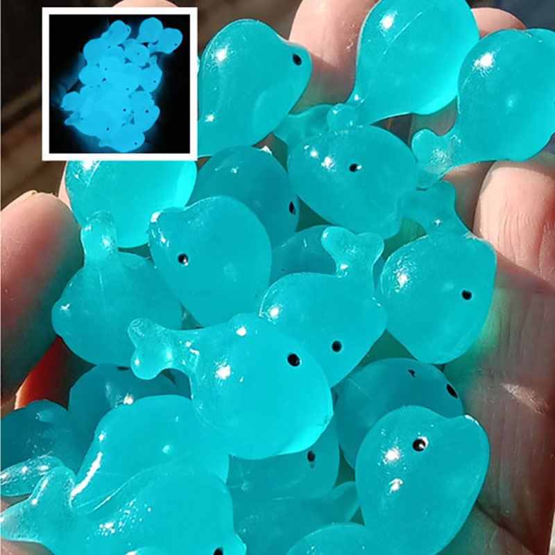 20 stücke leuchtende Wal stein – Aquarium Fish Dolphin Bewertung und Preis