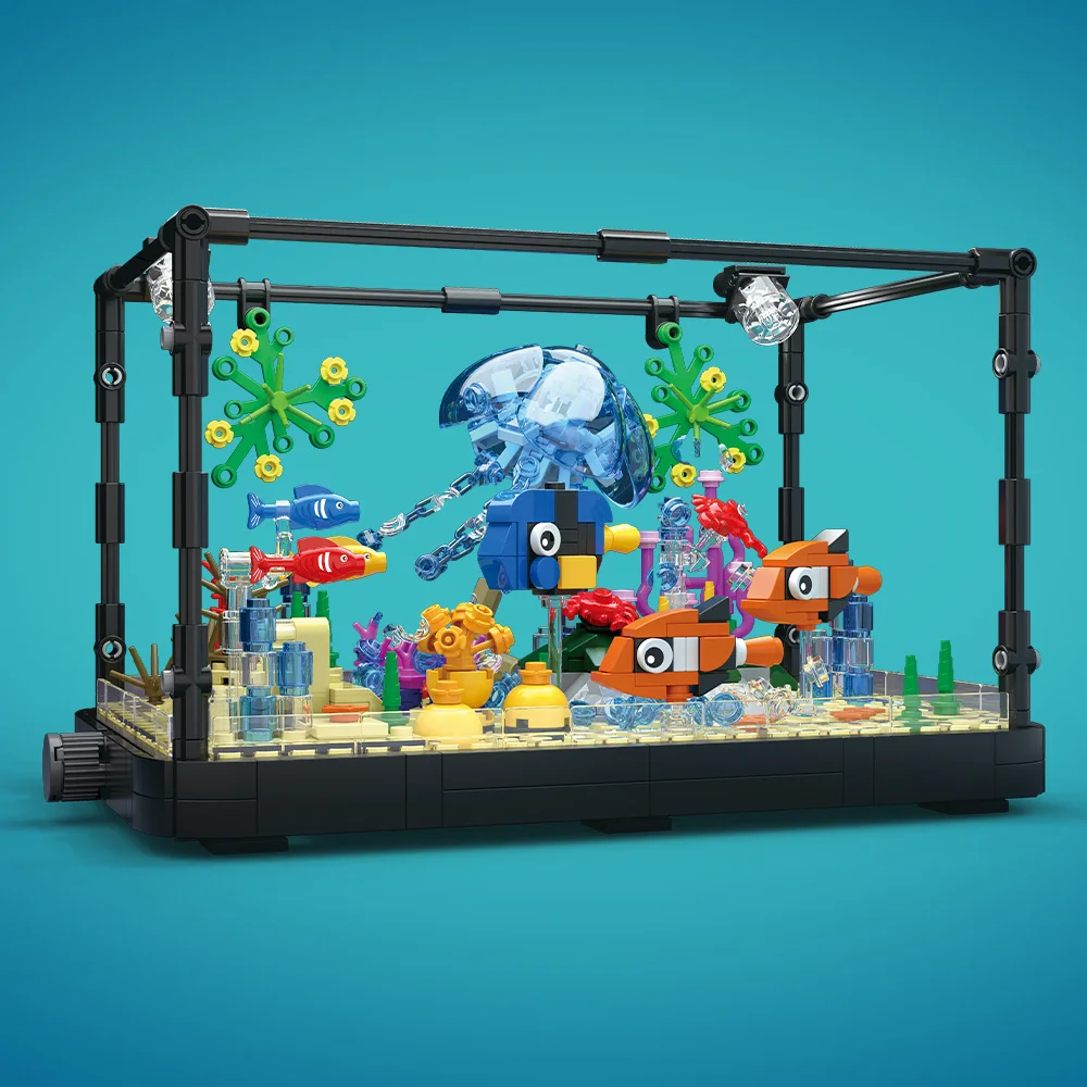 Aquarium-Baustein-Set mit Lich – Aquarium Fish Real Bewertung und Preis