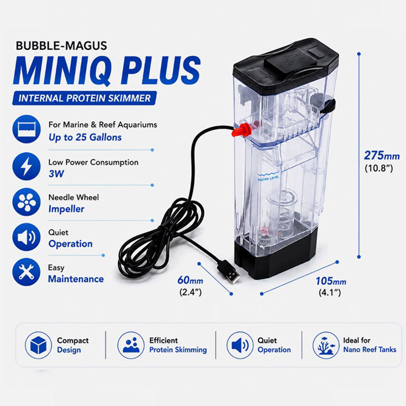 Bubble Magus MiniQ Plus Nano R – Protein Skimmer Reef Bewertung und Preis
