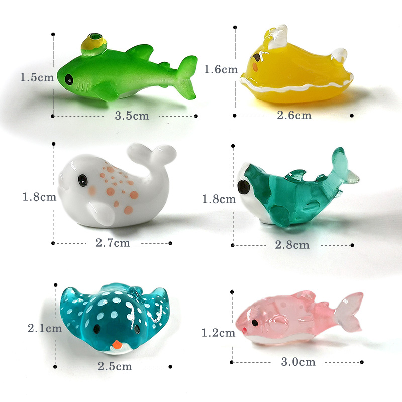 10 Stücke Hai Wal Schildkröte  – Aquarium Fish Dolphin Bewertung und Preis