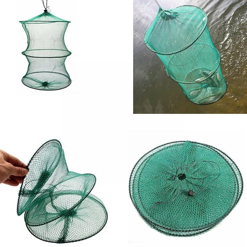 Falten Runde Nylon Mesh Metall – Aquarium Fish Trap Bewertung und Preis