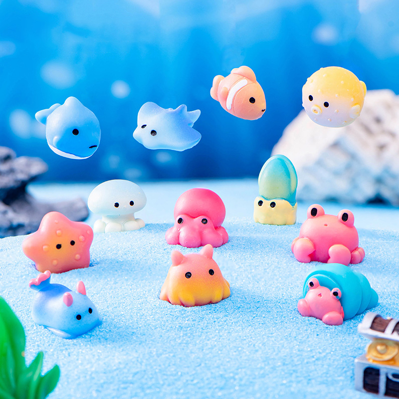 1 Stück Kreative Harz-Figuren  – Aquarium Fish Dolphin Bewertung und Preis